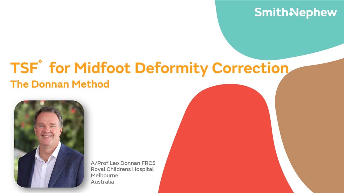 Smith + Nephew Midfoot Deformity Correction Method video